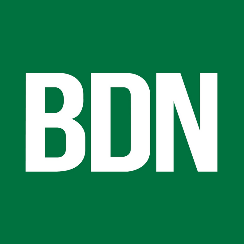 green square with white letters B, D, and N on the green background